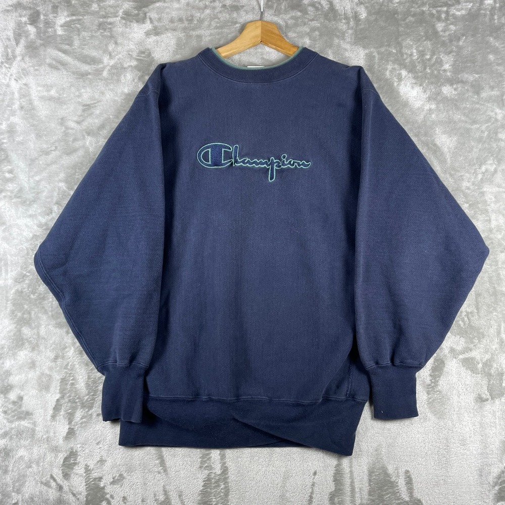 Vintage Champion Reverse Weave Sweatshirt Mens XL Made in USA 90s Big Logo